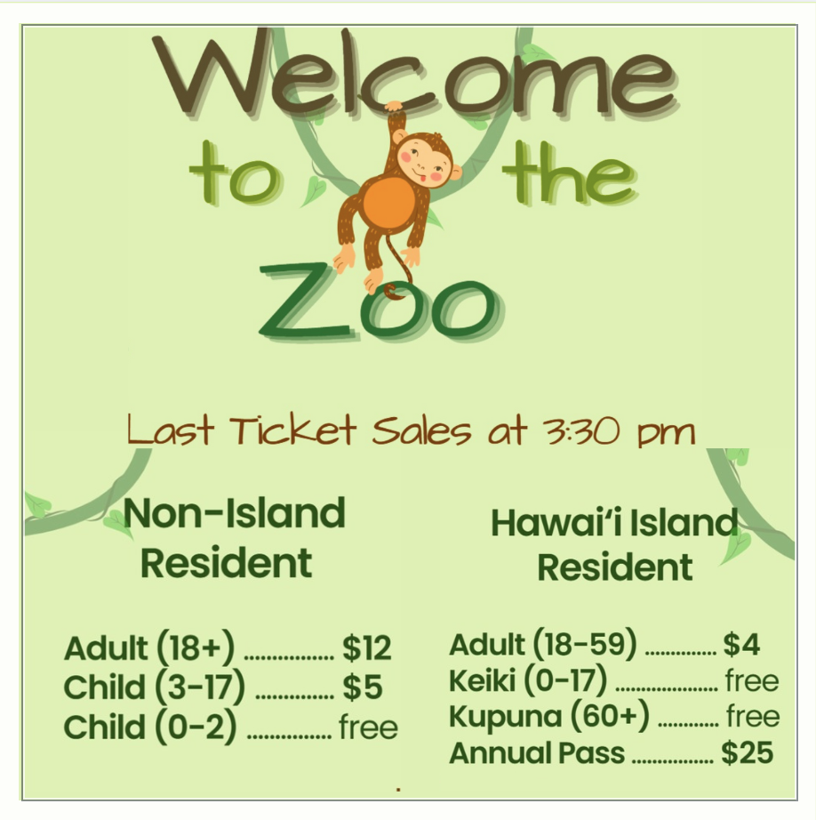 Admission Fee prices